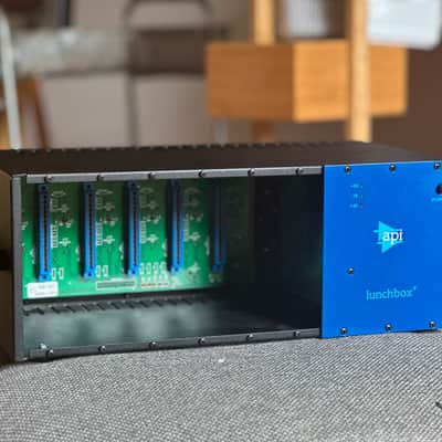 API 500-6B HC Lunchbox 6-Slot Powered 500 Series Frame 2011 - Present - Black image 1