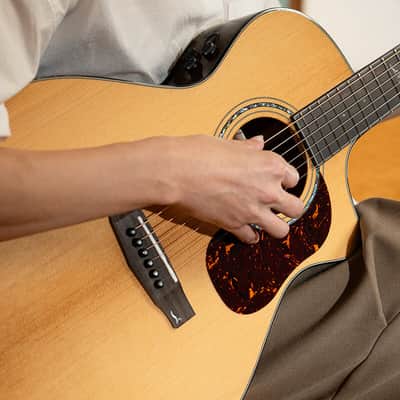 Cort GOLDMC6NAT Gold Series Torrefied Solid Sitka Spruce Top Modern Concert Body 6-String Acoustic-Electric Guitar w/Premium Gig Bag image 18