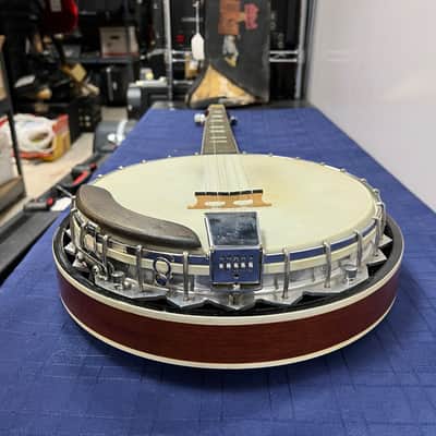 Vintage Iida 5-String Banjo with Resonator Made in Japan image 18