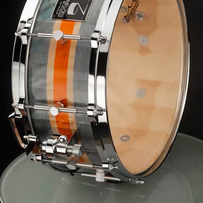 Seven Six Drum Company's The Flame Birch III 6x14 Custom Solid Stave Snare Drum image 6