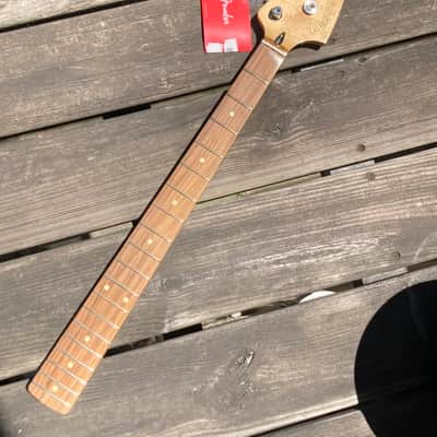 Fender Player Mustang PJ Bass Guitar Neck & Tuners 2023 - Pao Ferro image 1