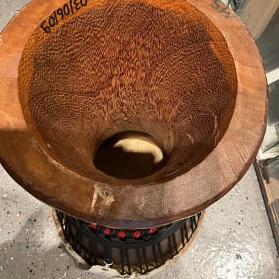 Djembe large 13" skin head 24" tall w/soft bag image 7