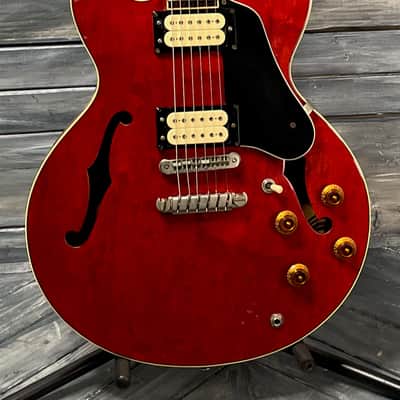 Used Ibanez 1981 MIJ Artist AS-50 Semi Hollow Electric Guitar with Case - Red image 1
