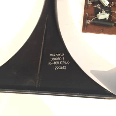Pair Alnico Vintage Jensen RP-109 Tweeter Speaker horns with crossover image 2