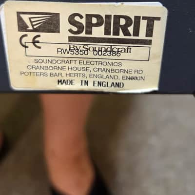 Soundcraft Spirit Folio SX 20-Channel Analog Mixer – Made in England image 4