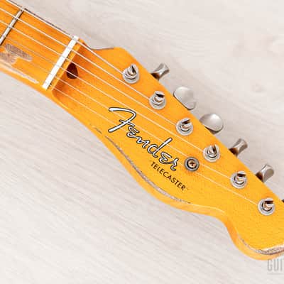 Fender Custom Shop 1952 Telecaster Heavy Relic Big U Neck Sunburst w/ '51 Nocaster Pickups image 4