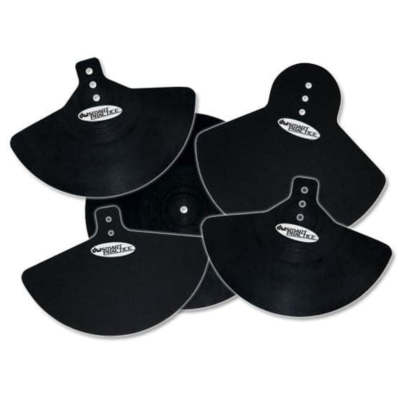 DW DWSMPADCS5 Smart Practice : Complete 5pc Cymbal Pad Set image 1