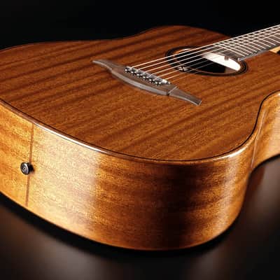 Lag Tramontane T98D Dreadnought Acoustic Guitar with Solid Khaya Top image 6