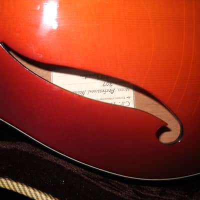 CP Thornton  Professional Acoustic II 2012 Amber Burst (handmade and custom ordered) image 8