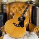 1970s Epiphone FT-570BL Sheraton Vintage Natural Blonde MIJ Made In Japan Jumbo Acoustic Guitar!