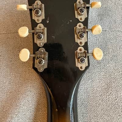 1959 Harmony H49 Stratotone Jupiter w/ DeArmond Gold Foil Pickups + 1958 Silvertone 1451 Tube Amp image 4