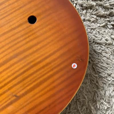 SSS Tiger Maple Top Cherry Burst Guitar Mahogany Body, Maple Neck image 16