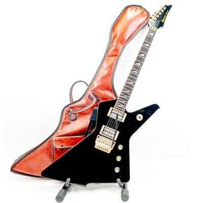 1984 Ibanez Destroyer II DT-450 – Black – Made in Japan – with Gigbag image 2