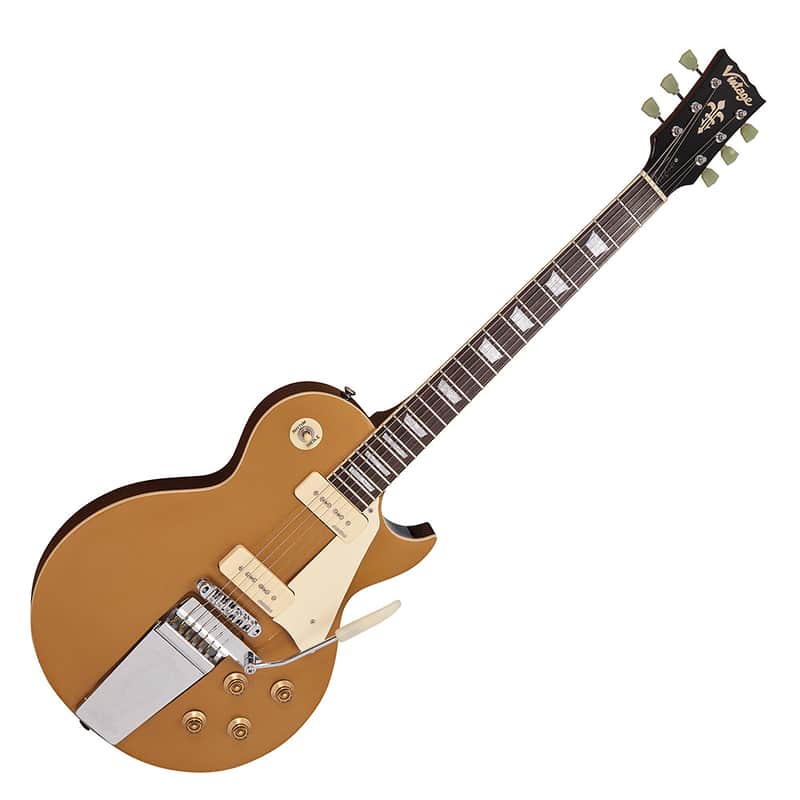 Vintage V100MU Midge Ure Signature Single Cut Gold Top image 1