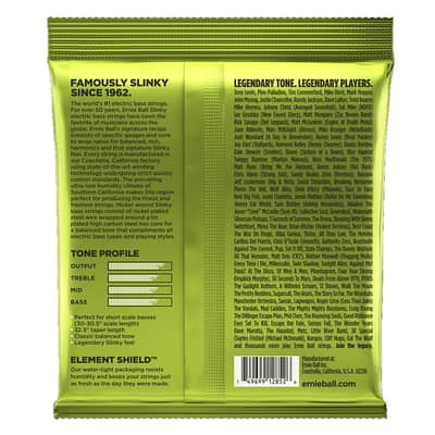 Ernie Ball Regular Slinky Bass 2852 .045-105 Short Scale image 2