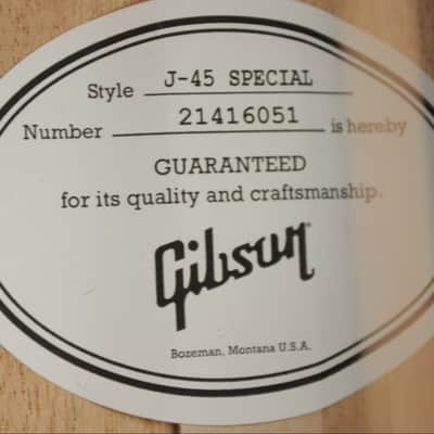 Gibson J-45 Special - VS (#051) image 13