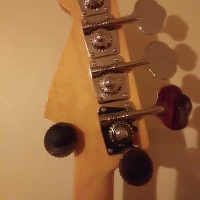NOS Fender Japan JB62SS '62 Jazz Bass Black Smart Size Shorter Scale than Mustang w/Gigbag image 6