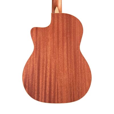 Cordoba Iberia C4-CE Cutaway Electric Nylon String Guitar - Edge Burst image 7