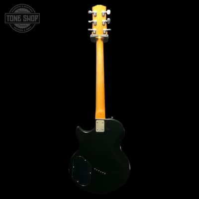 Vintage 1975 Gibson L6S Midnight Black w/Changed Tuners w/OHSC TFW3654 image 6