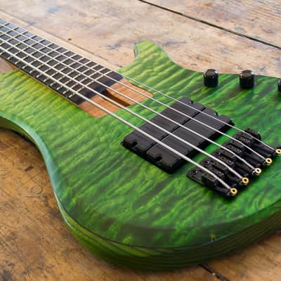BNJ Guitars Vanguard 5S2 2024 - Green image 5