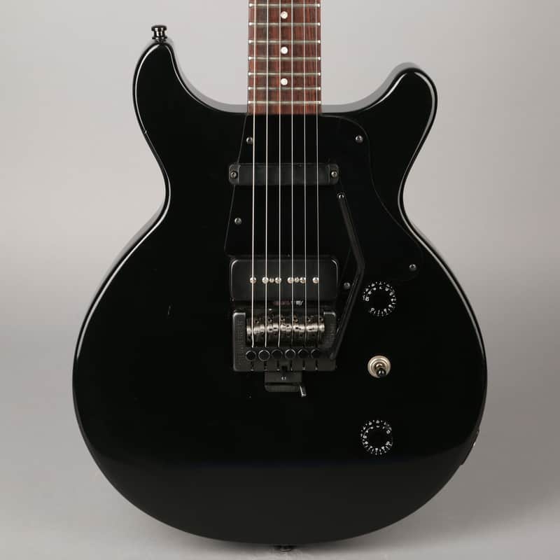 Gibson Les Paul Junior DC Pro - 1988 - Steinberger Tremolo - Black