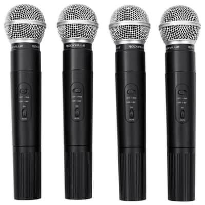 Rockville Portable YouTube Karaoke Machine/System w/ Mixer+Stands+(5) Mics image 2