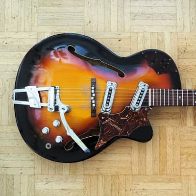 VIDEO! Framus 5/110 Atlantik Thinline Guitar ~1965 made in Germany image 3