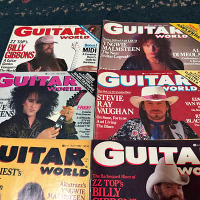 21 Guitar World Magazine 1981-1986 image 2