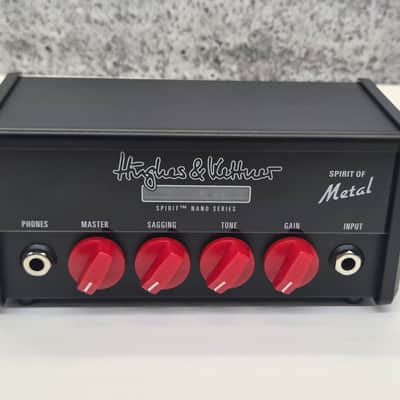 Hughes & Kettner Spirit Nano Spirit of Metal 25-Watt Mini Guitar Amp Head 2020 - 2021 - Black image 2