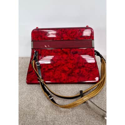Marinucci 120 - Accordion - Red - Refurbished w/ Hard Case image 14