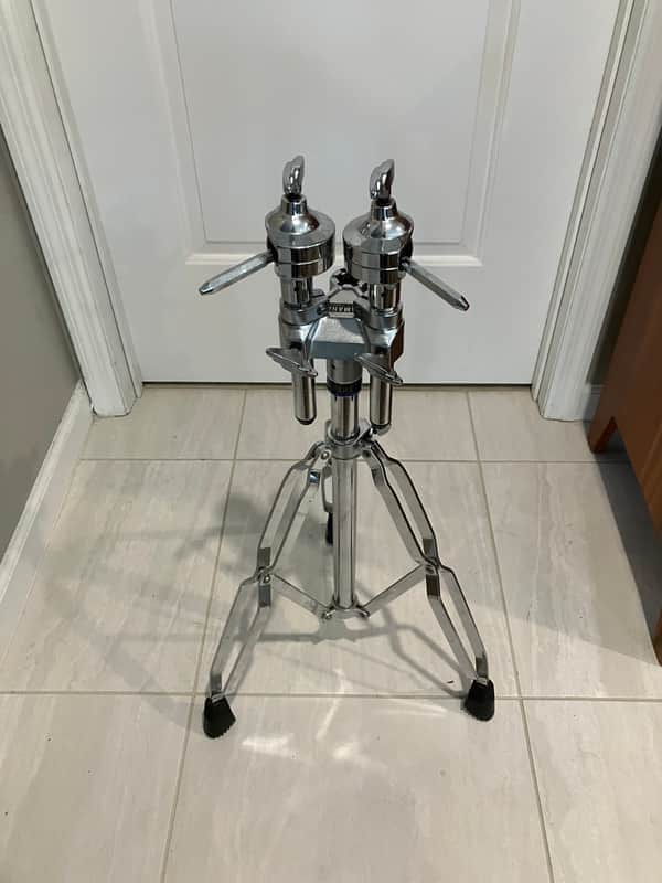 Yamaha 800 Series Double Tom Stand 2010's - Chrome image 1