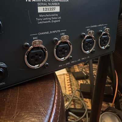 TL Audio C-1 Classic Series Dual Valve Compressor 1990s - Blue image 6