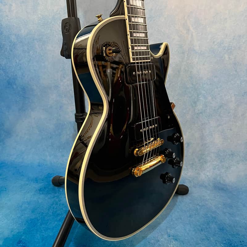 Edwards E-LP-130-CD/P Custom 2013 Black P90 Made in Japan | Reverb