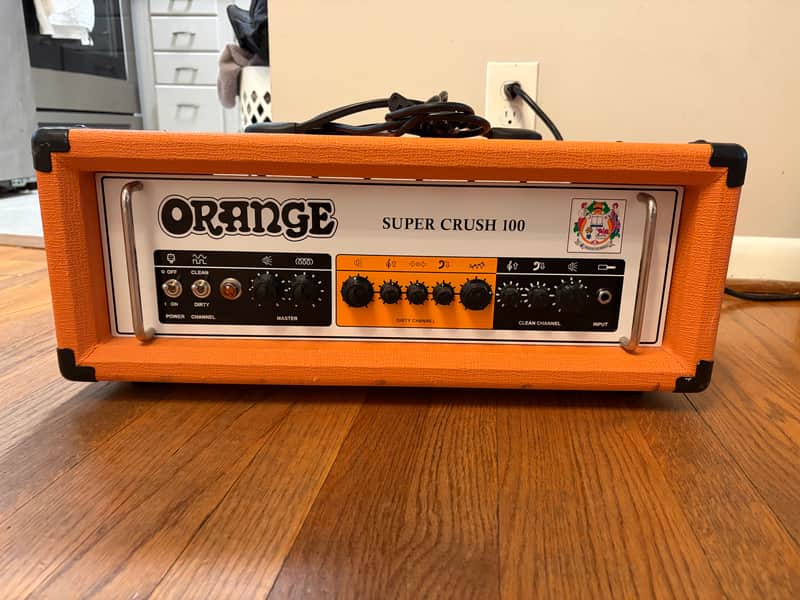 Orange Super Crush 100 2-Channel 100-Watt Guitar Amp Head 2021 - Present - Orange image 1