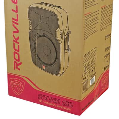 Rockville SPGN128 12" 8-Ohm Passive 1200W DJ PA Speaker+Passive Sub+Pole Mount image 19