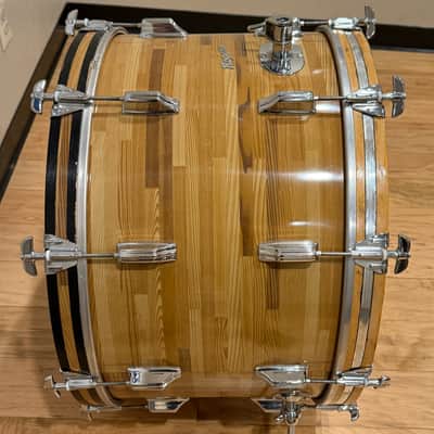 Rogers Fullerton Butcher Block 14x24" Bass Drum (Rm4) image 5
