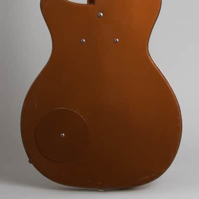 Silvertone Model 1417L Semi-Hollow Body Electric Guitar, made by Danelectro (1959), ser. #1049, black hard shell case. image 4