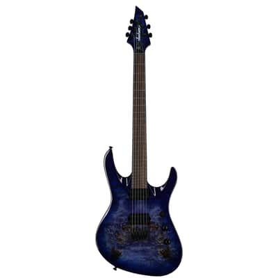 Jackson Pro Broderick Soloist HT6P Electric Guitar, Transparent Blue, Open Box (Good) image 3