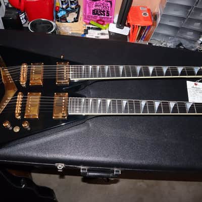 Jackson USA Custom Shop Rhoads Doubleneck Black image 2