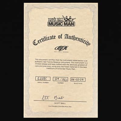 Ernie Ball Music Man BFR StingRay Special 5 HH Bass Guitar (No. 129/150)- Paua Blue Burst 2026 (K12085) image 6