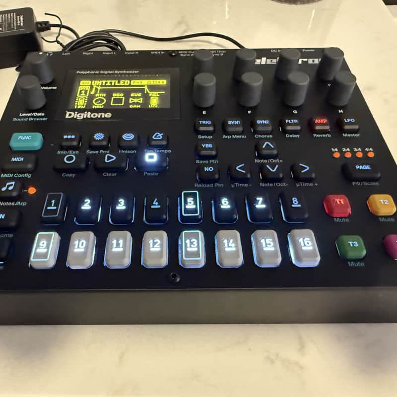 2017 – 2024 Elektron Digitone 8-Voice Digital Synthesizer Black