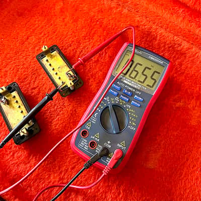 PAIR -Guild Mini humbucker pickups anti-hum 1960’s - Chrome original vintage USA starfire image 4