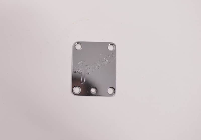 1989 Vintage Fender Stratocaster Plus Neckplate w/Original Screws 1988 1990 1991 1992 1993 image 1