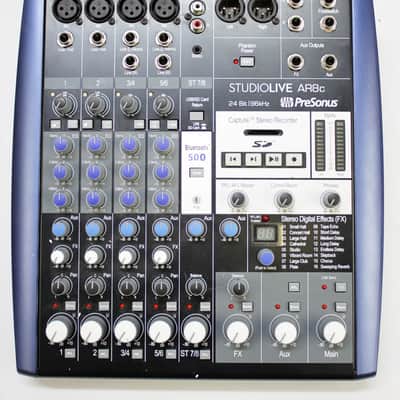 PreSonus StudioLive AR8c Mixer and Audio Interface with Effects image 2