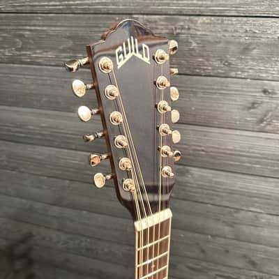 Guild D-2612CE Deluxe 12-String Cutaway Acoustic-Electric Guitar - Antique Sunburst image 8