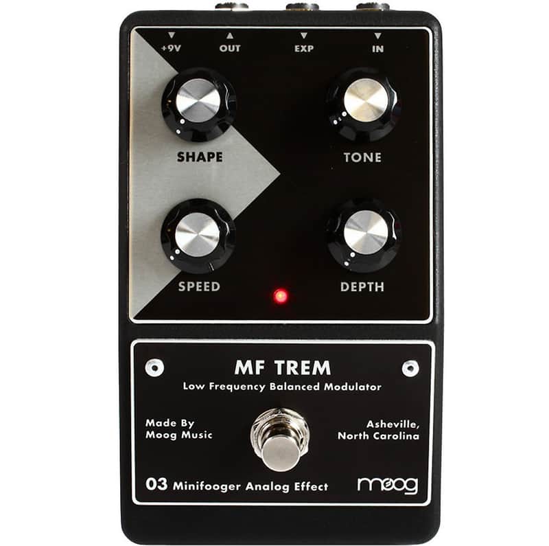 Moog MF TREM minifooger トレモロ Moog Minifooger Analog Tremolo Pedal | Sweetwater