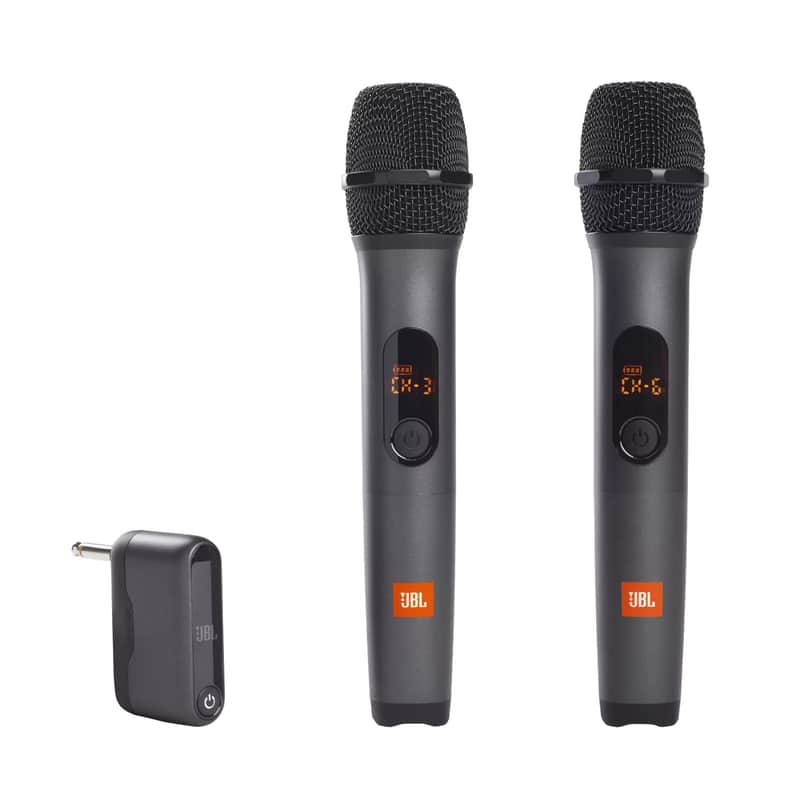 JBL Wireless Microphone Set – Dual Channel UHF Receiver, Pro Sound, Easy Setup image 1