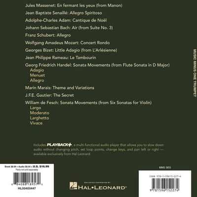 Trumpet Artistry Classical Solos For Trumpet Piano Music Minus One Bb Trumpet image 5