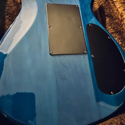 Carvin DC300 Reverse headstock 1990 - Sapphire blues LEFTY SUPER RARE DC300 image 11