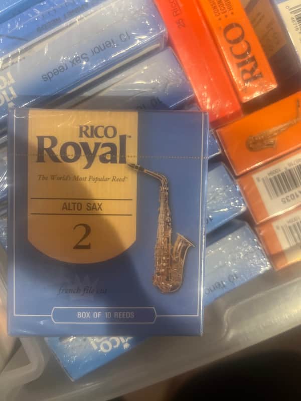 Rico 10 Alto Sax Reeds #2 2025 - Wood image 1